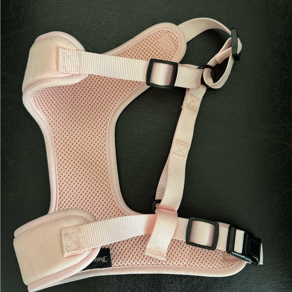 Juicy Contour pink velour pet harness - Picture 3 of 4